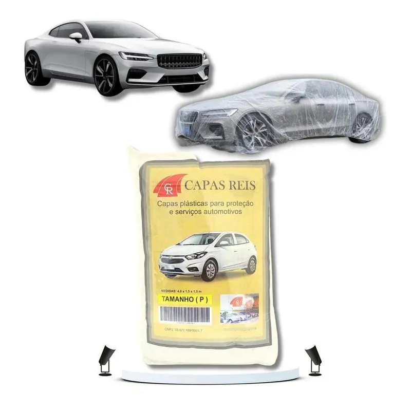 Capa Para Carro Transparente Tamanho P - Capa Reis