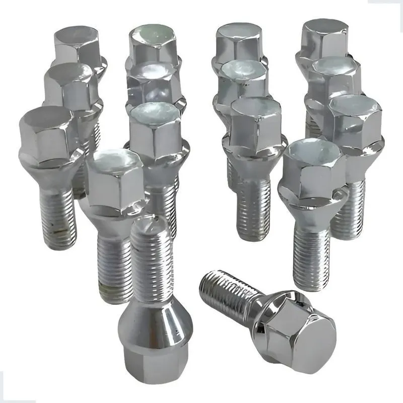 16 Parafuso Cromado Roda Vw/gm Gol/saveiro/celta/corsa