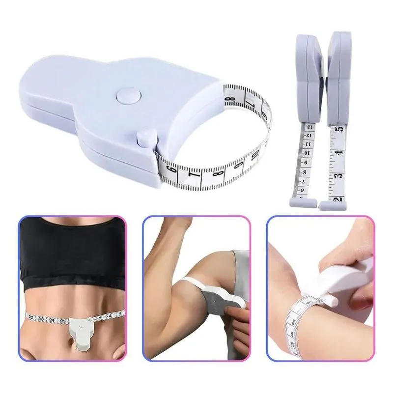 5x Fita Métrica Corporal Automática Trena Precisa Rápida Fác