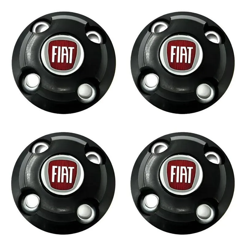 Jogo Calotinhas Centrais Fiat Aro 13 14 15 Uno Palio Punto