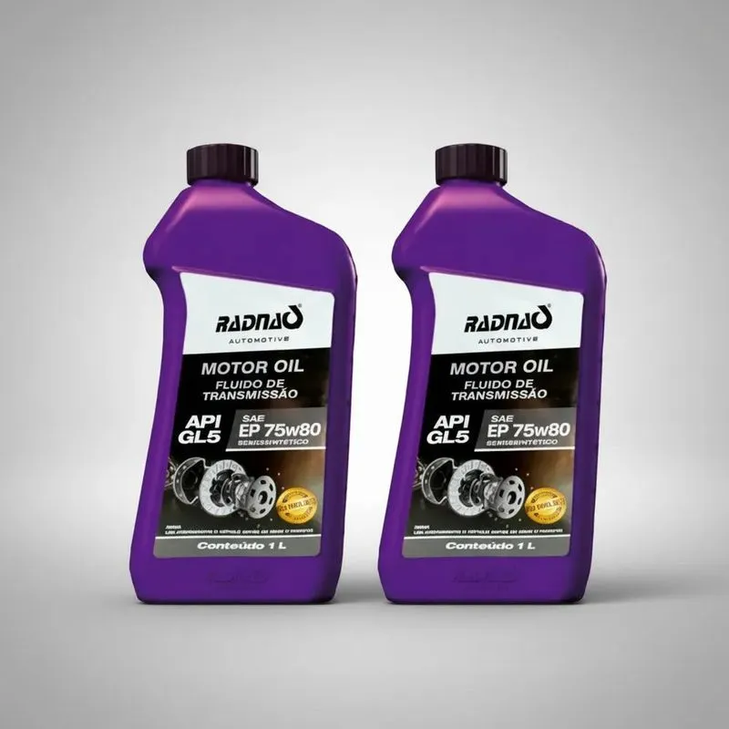 Kit 2 Oleos Radnaq - Cambio Gl5 75w80 7100