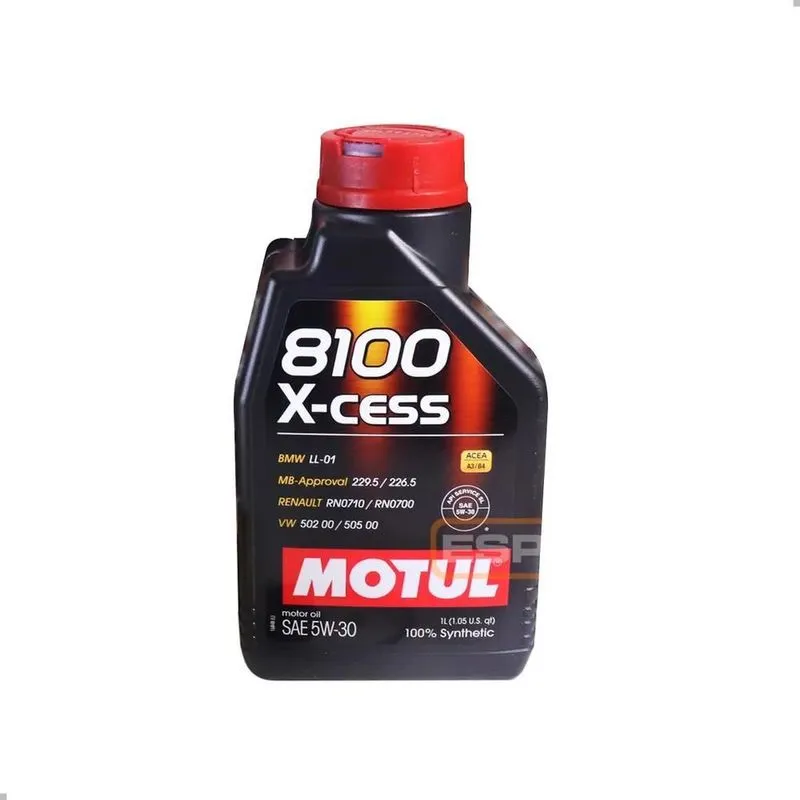 Óleo Motul 8100 X-cess 5w30 Sintético Bmw Mercedes Vw 1l