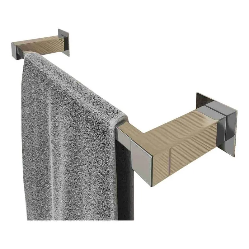 10x Porta Toalha De Banheiro 30cm Aço Inox 304 Q-t30
