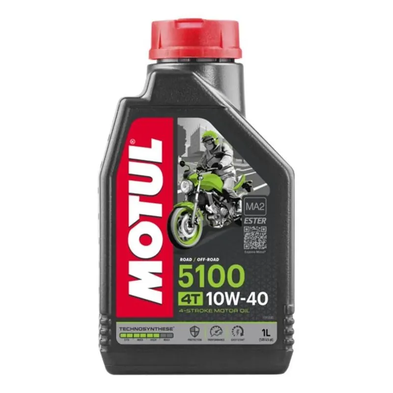 Oleo Motul 5100 10w40 Semi Sintético Moto 4t 1lt