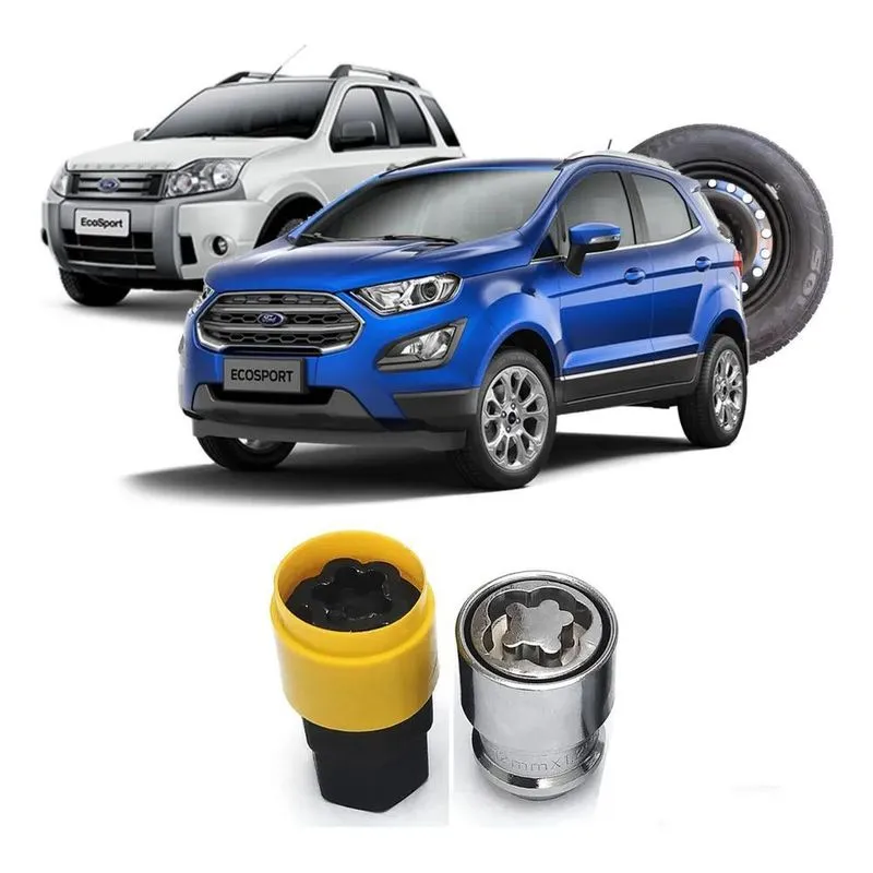 Trava Antifurto De Estepe Ford Ecosport Todos