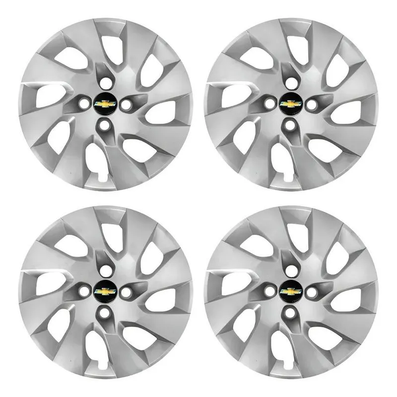 Kit Carlota Gm Corsa Celta Prisma Classic Aro 13 1 Prata
