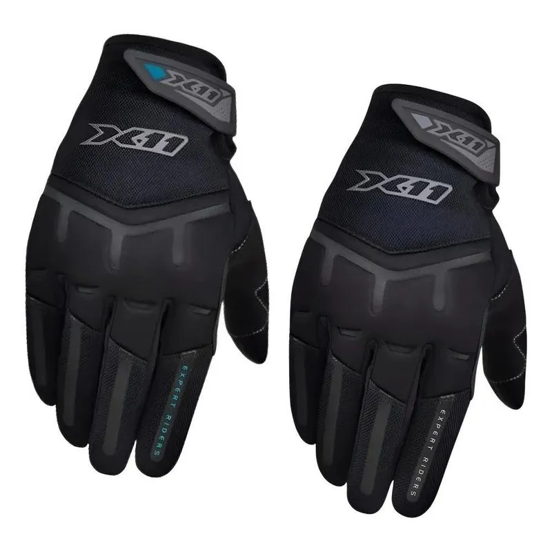 Luva Moto X11 Motoqueiro Motociclista Moto Preto Feminina P