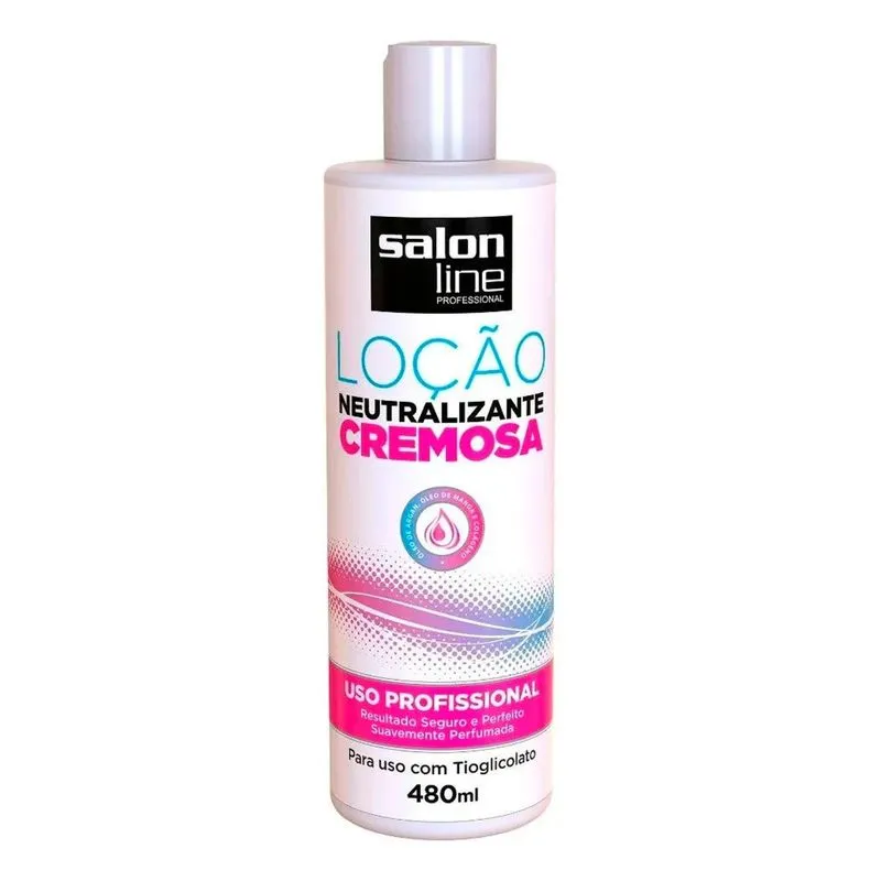 2x Loção Neutralizante Cremosa 480ml Salon Line