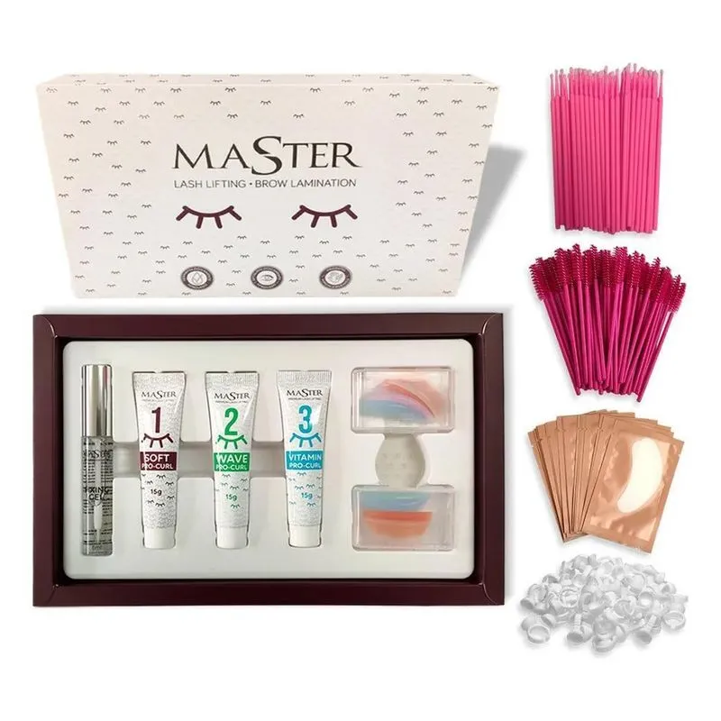 5x Kit Lash Lifting Cílios Master Premium Profissional C/anv