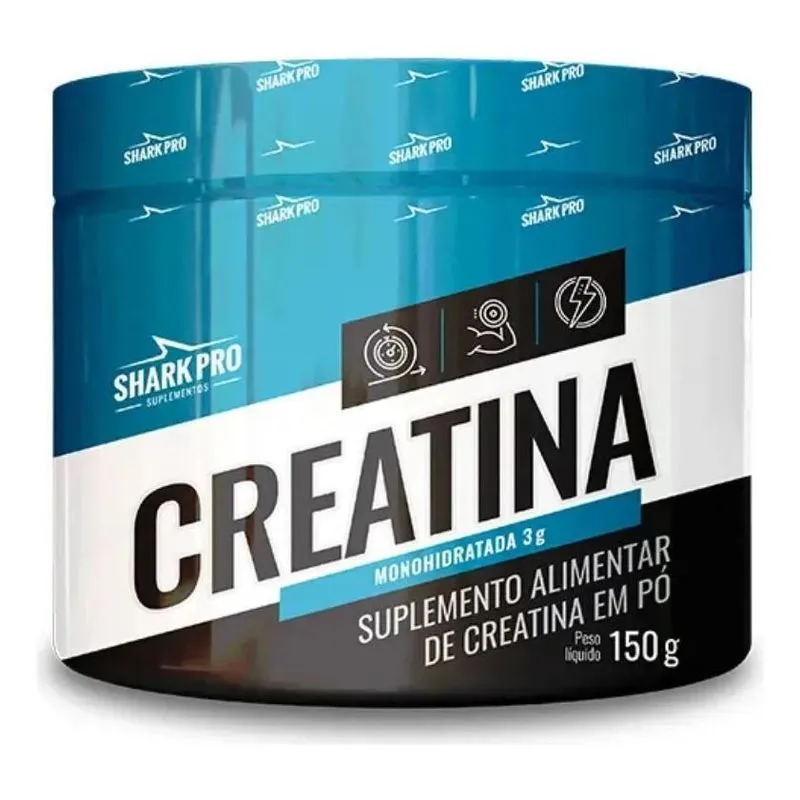 10x Pote Creatina Monohidratada 3g Sem Sabor Pote 150g Shar