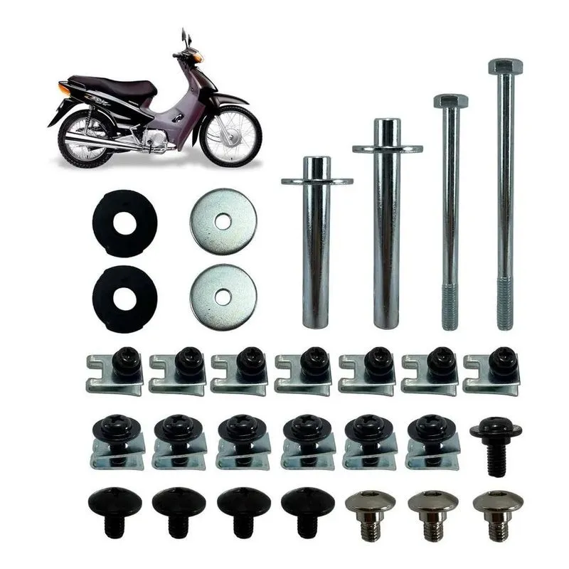 Parafusos Carenagem Frontal Protetor Pernas Biz 100 99 A 05