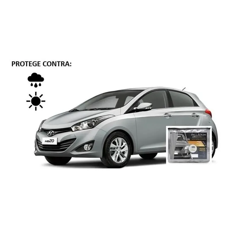 Capa Automotiva Impermeável Carro Hb20 Hatch, Tam P Forrada