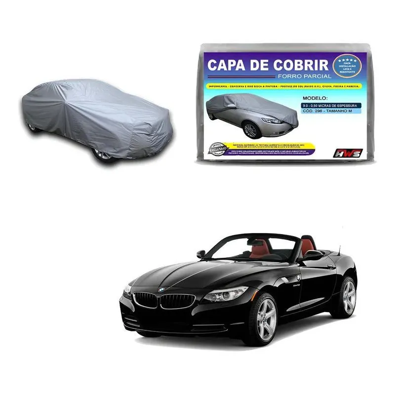 Capa Pra Carro Marca Hws Forrada Proteção Uv E Chuva M