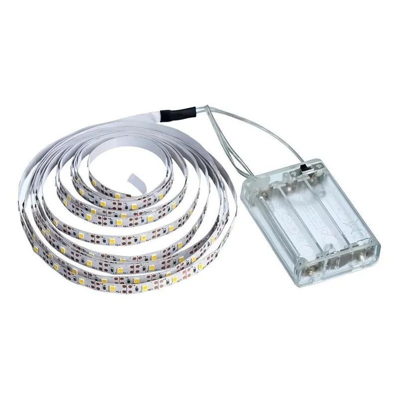 3x Fita Super Led 2m Metros Branco Quente Ou Frio Sem Fio Pi