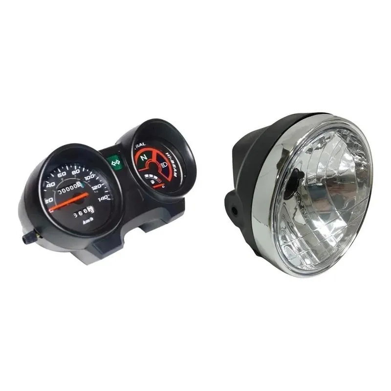 Painel + Farol Aro Cromado Cg Titan 150 Ks Es Esd