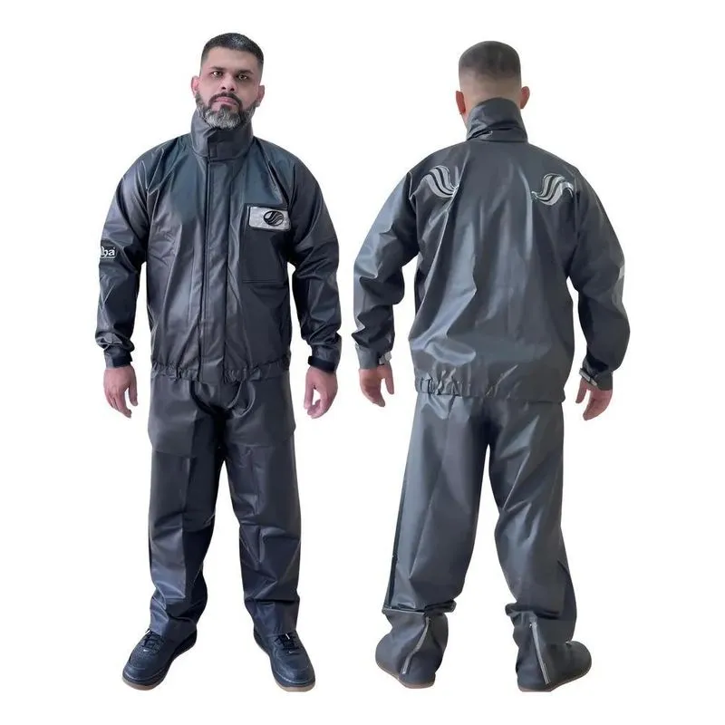 Capa Conjunto De Chuva Motoqueiro Alba Europa O Preto GG