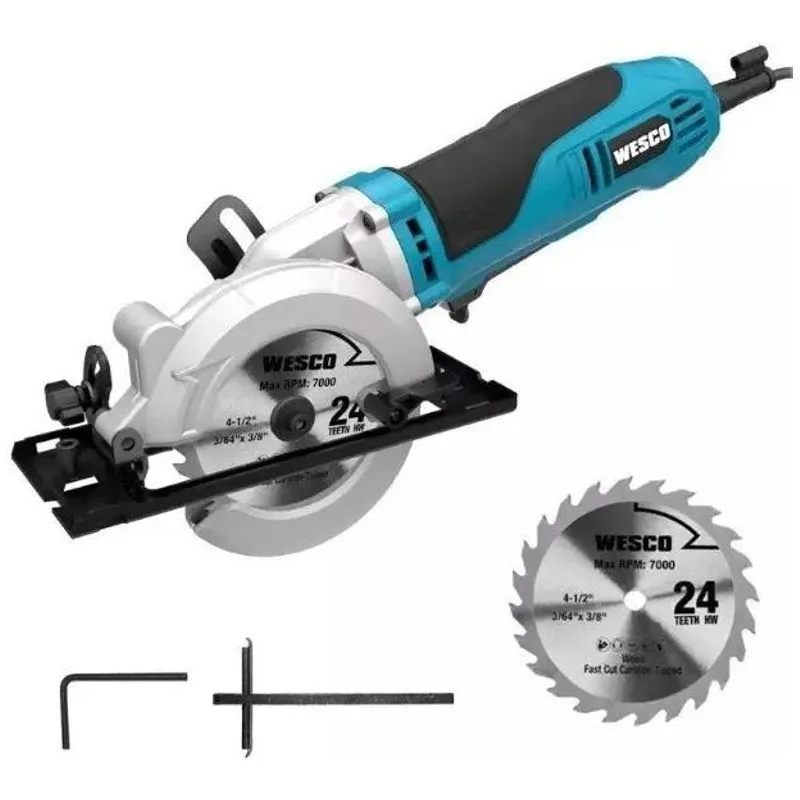 5x Serra Circular Compacta 750w 120 Mm Ws3454.1 Wesco