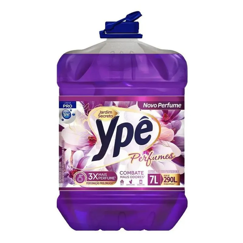 Limpador Perfumado Ypê Pro Jardim Secreto 7l
