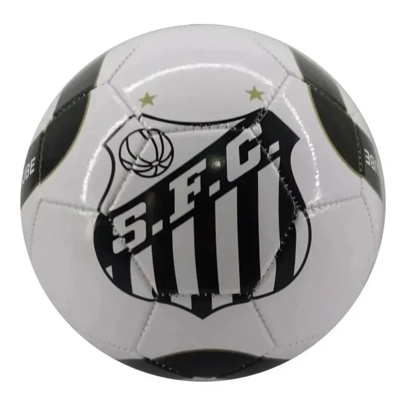 3x Bola Futebol Santos Fc Campo Lazer Treinos Tamanho5