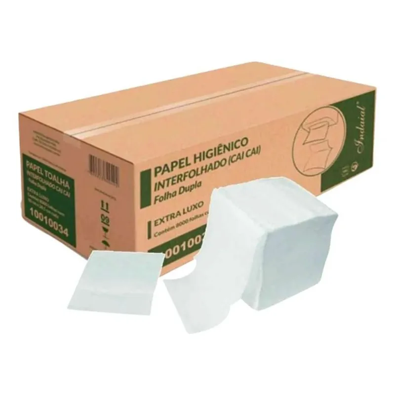 Papel Higiênico Interfolha Fd 100% Celulose C/8000fls