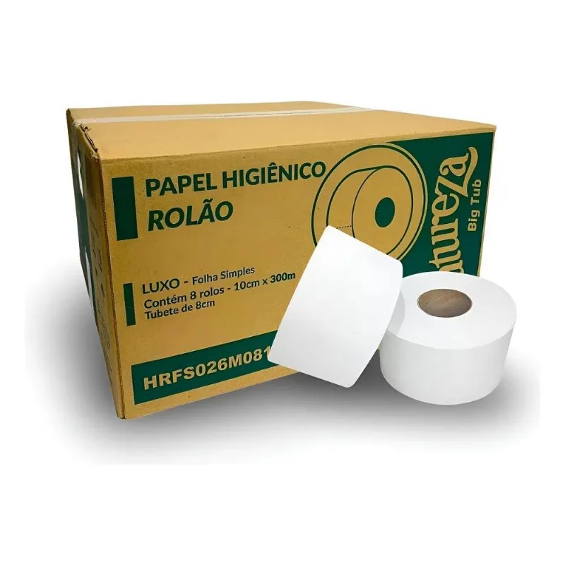 Papel Higiênico Rolão Extra Luxo Big Tub 9x300