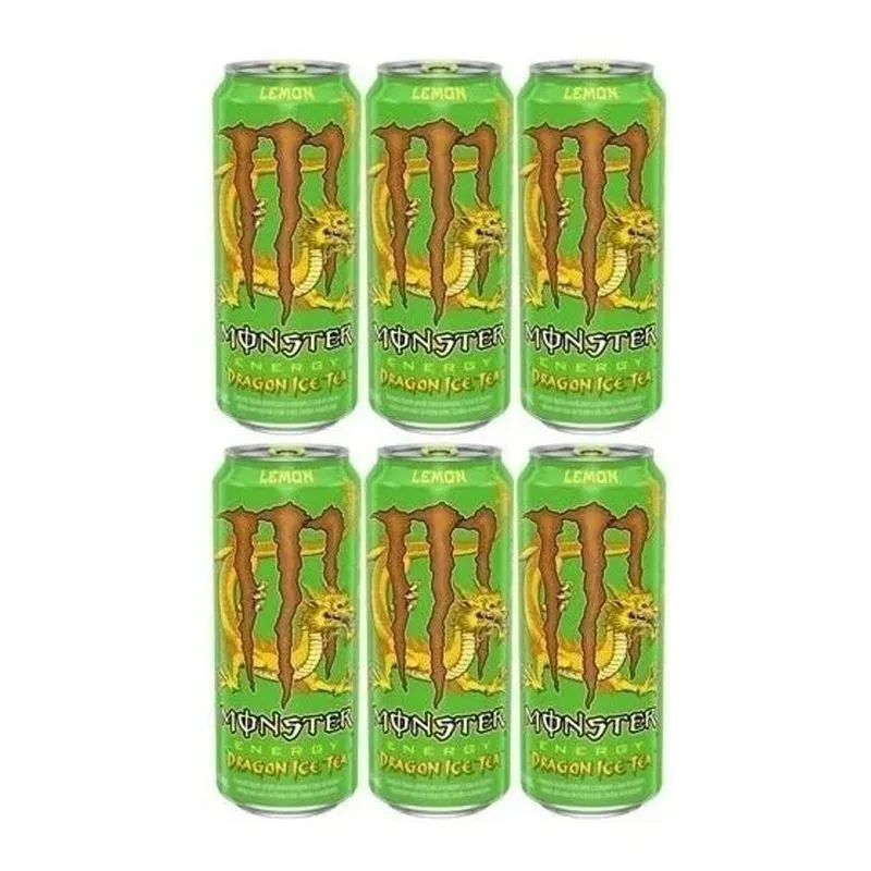 Energetico Monster Energy Fardo Caixa Com 6 Latas De 473ml