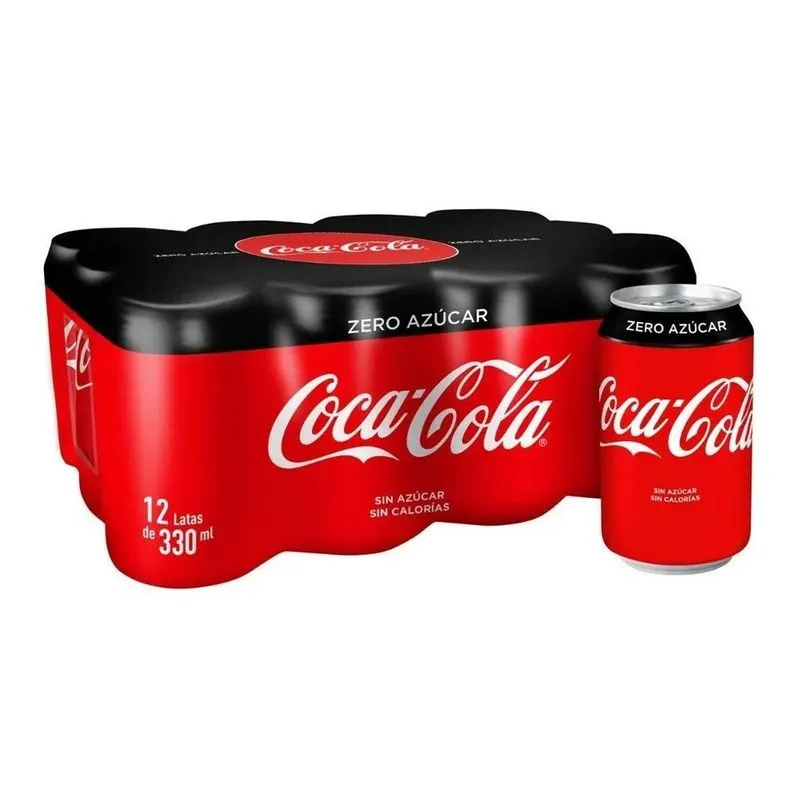 Refrigerante Coca Cola Zero Açúcar Lata 350ml - 12 Unidades