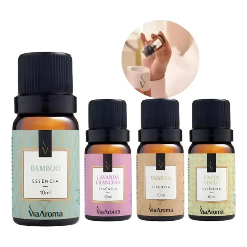 3x Kit 3 Essências Para Aromatizador Difusor Elétrico Via Ar