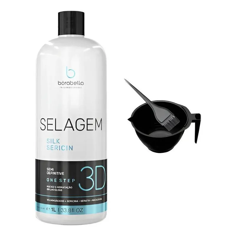 3x Alisamento Capilar 3d Borabella Selagem 3d Orgânica Resta