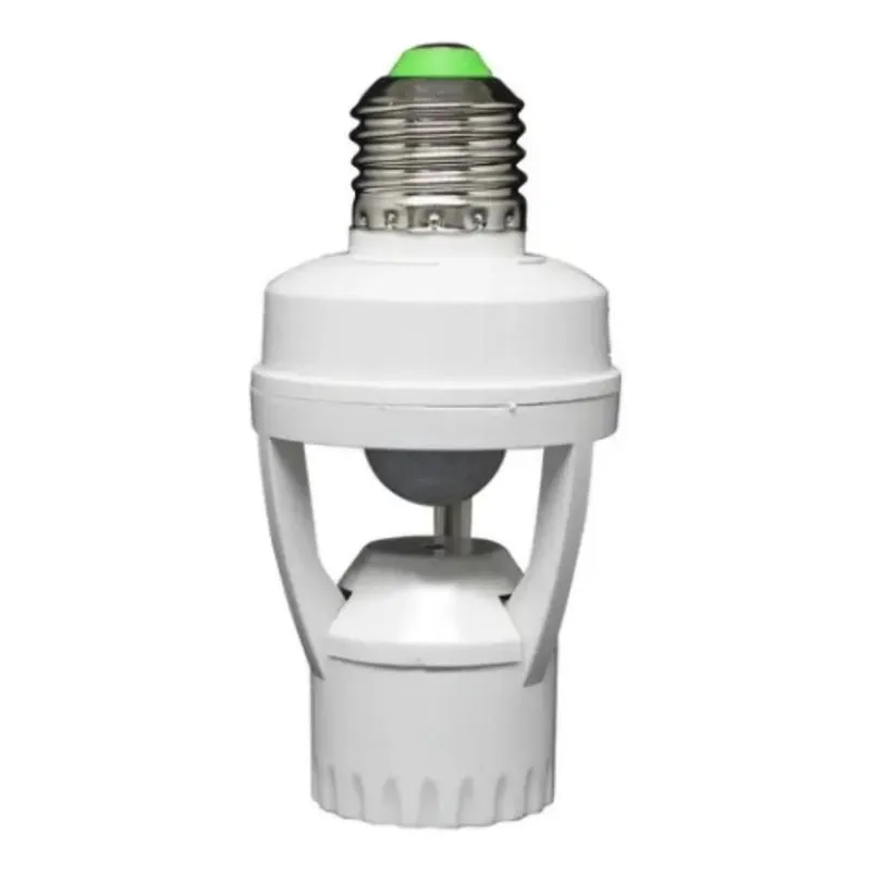 2x Sensor Infravermelho Soquete Lâmpada E27 Bivolt Motion 36