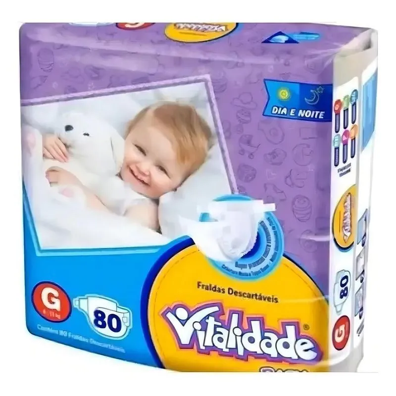 Fralda Vitalidade Baby Mega Barata Gênero Sem Gênero
