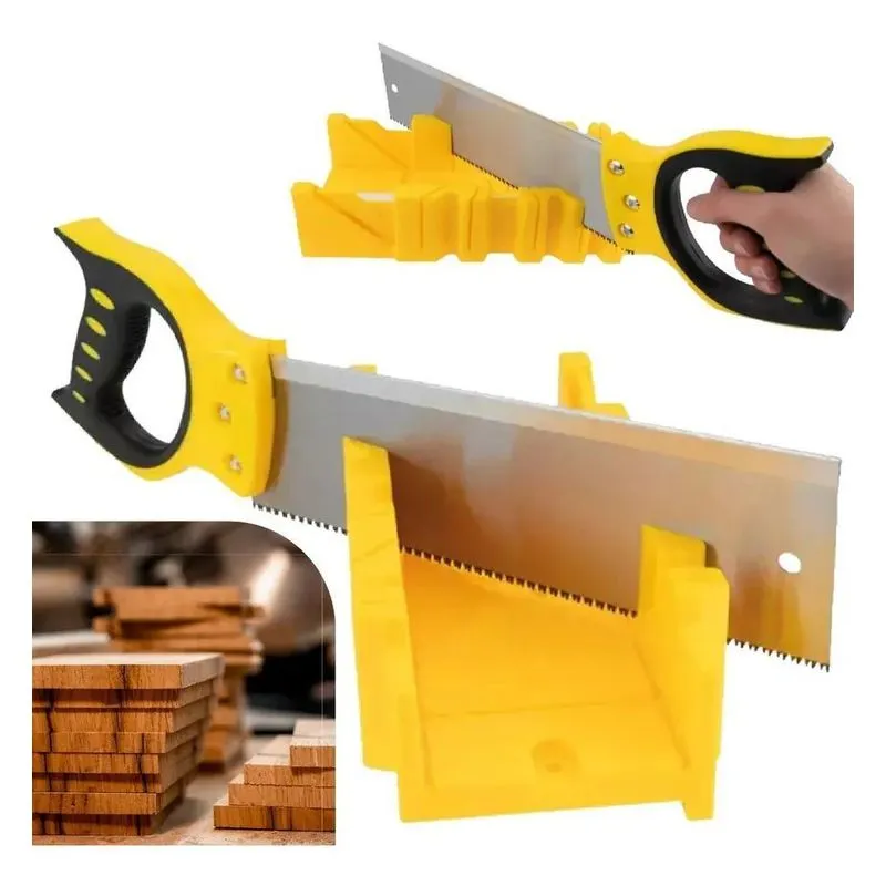 3x Kit Gabarito Caixa Meia Esquadria Serrote Costa 12 Madeir