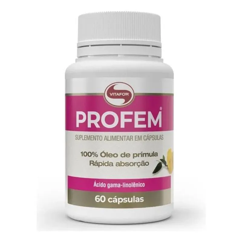 5x Suplemento Alimentar Profem 60 Cápsulas Sem Sabor Vitafor
