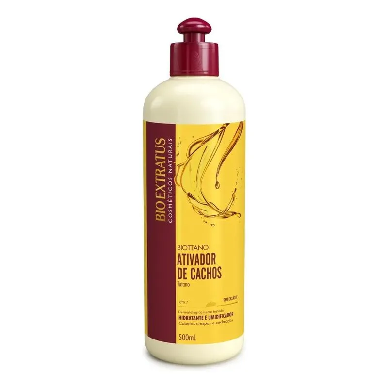 Umidificador Ativador De Cachos Biottano 500ml Bio Extratus