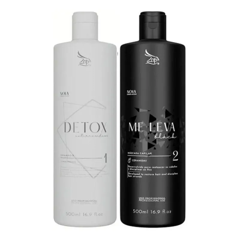 Máscara Zap Me Leva Black 500ml Alisamento Antifrizz