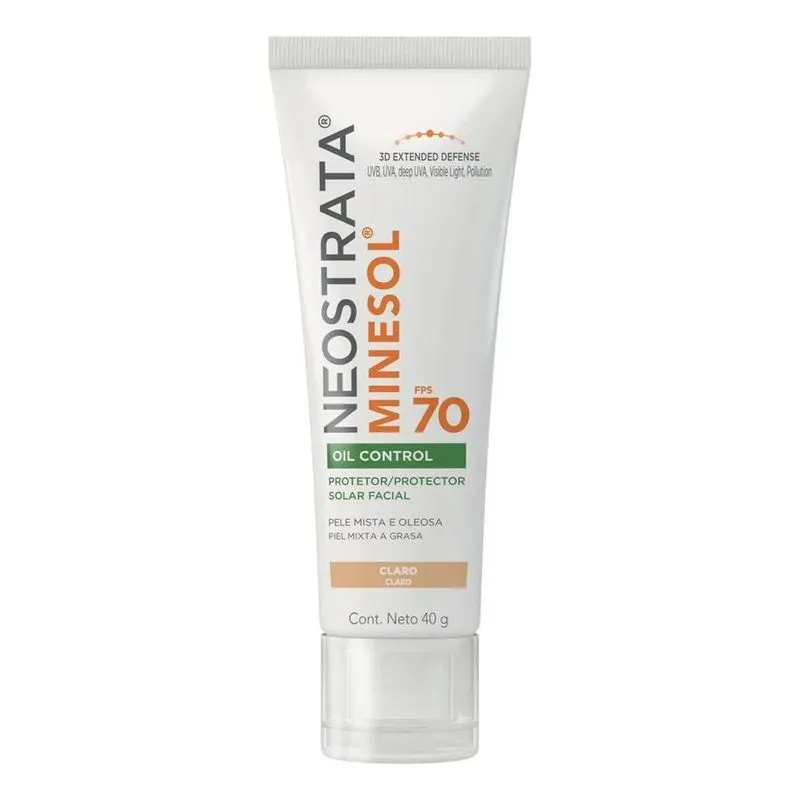 Neostrata Minesol Protetor Solar Facial Oil Control, Claro