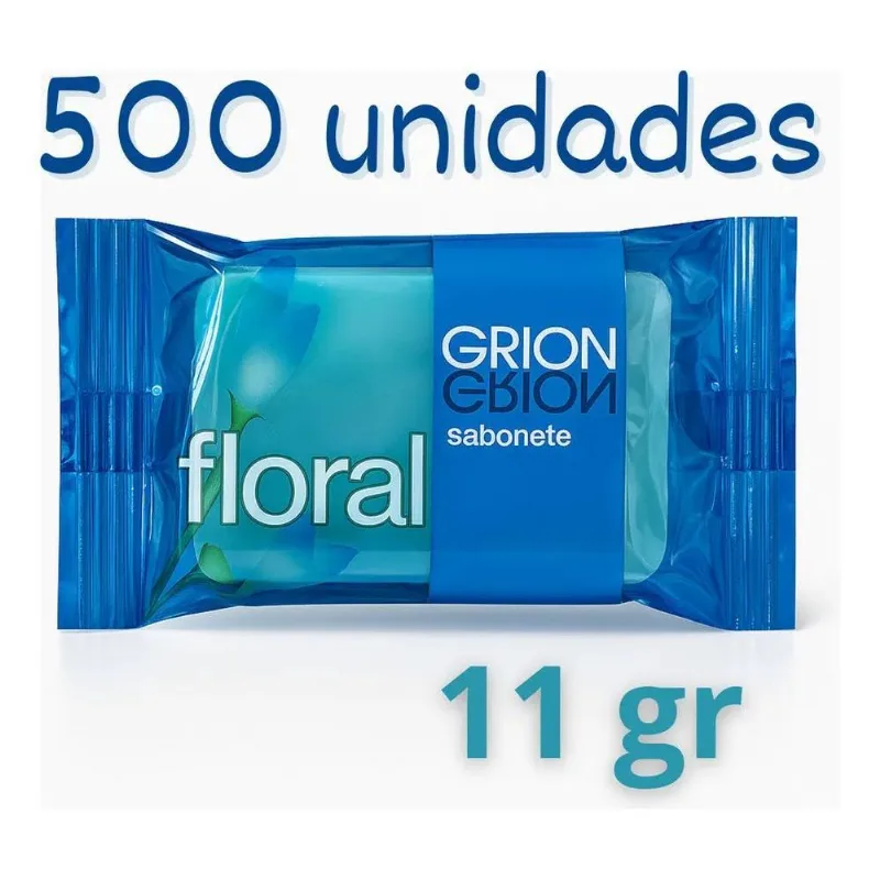 500 Mini Sabonete Grion Floral 11g Hotel Motel Pousada Hospi