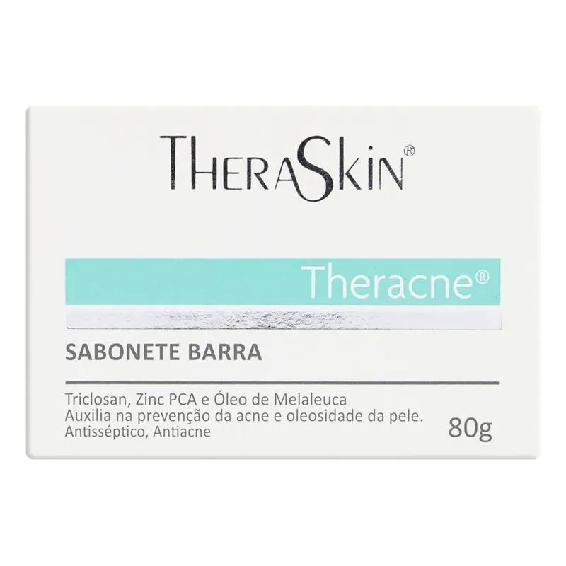 Sabão Em Barra Theraskin Antisséptico De 80 G
