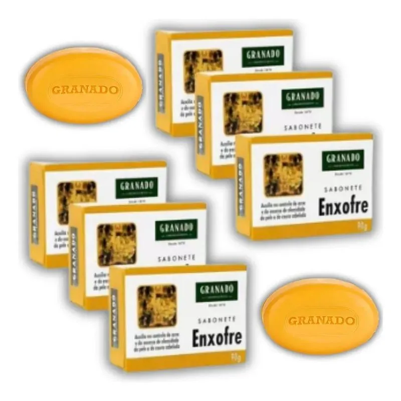 Granado Enxofre Barra - Kit - 6 - 1 - 90 G
