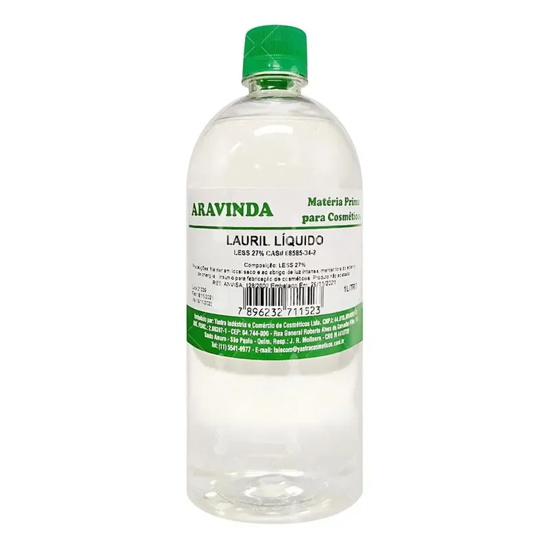 Lauril Liquido 1l - Materia Prima Para Cosmético E Higiene