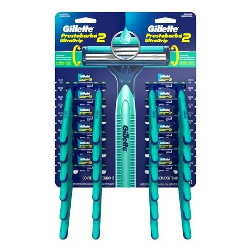 Aparelho Barbear Prestobarba Ultragrip Móvel Gillette C/24