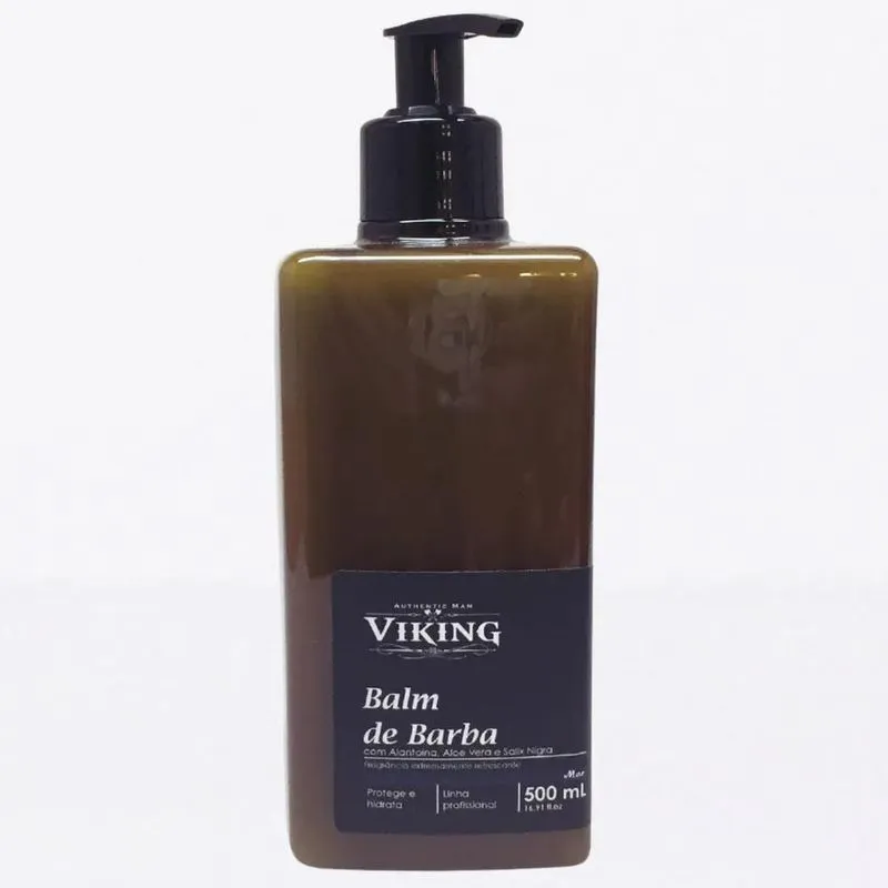 Balm De Barba Viking Mar 500ml Linha Profissional Fragrância