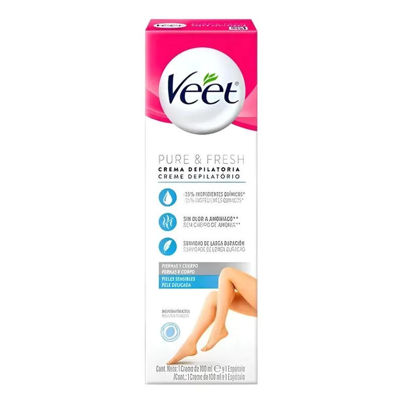 Veet Creme Depilatório Corporal Pele Delicada 200ml Envio24h