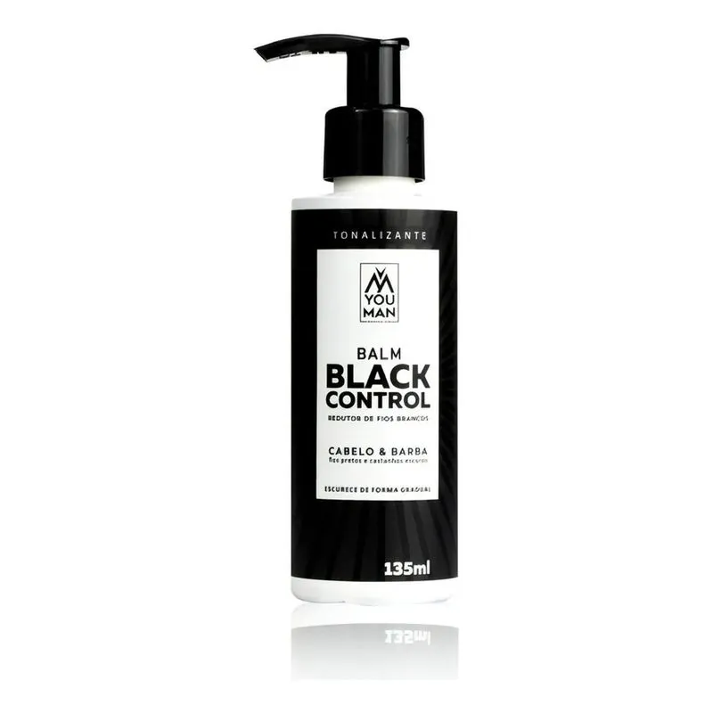 Balm Escurecedor Black Control Cabelo E Barba 135 Ml You Man
