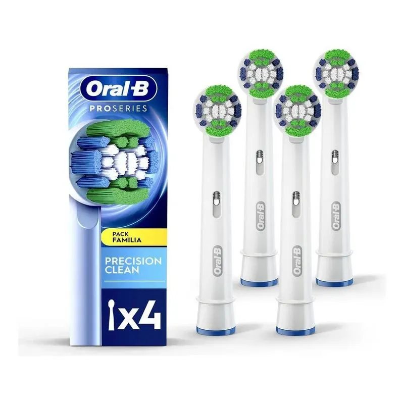 Pacote C/4 Cabeça De Reposição Oral-B Precision Clean