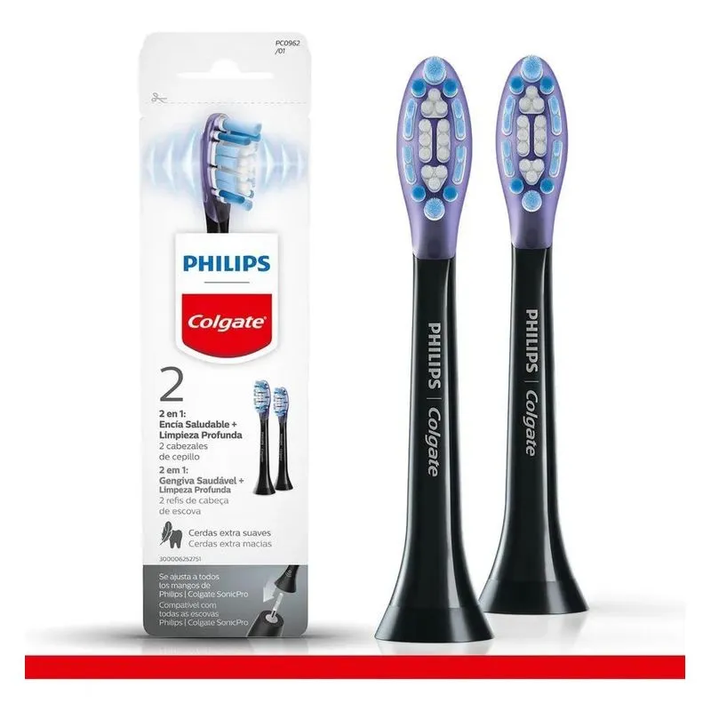 Philips Colgate Sonicpro Gum Health Kit 2 Refis Escova Elétr