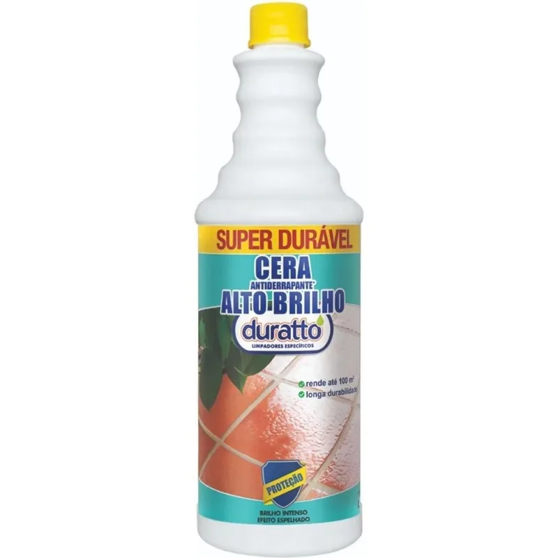 Cera Anti Derrapante Alto Brilho - 1 Lts - Duratto