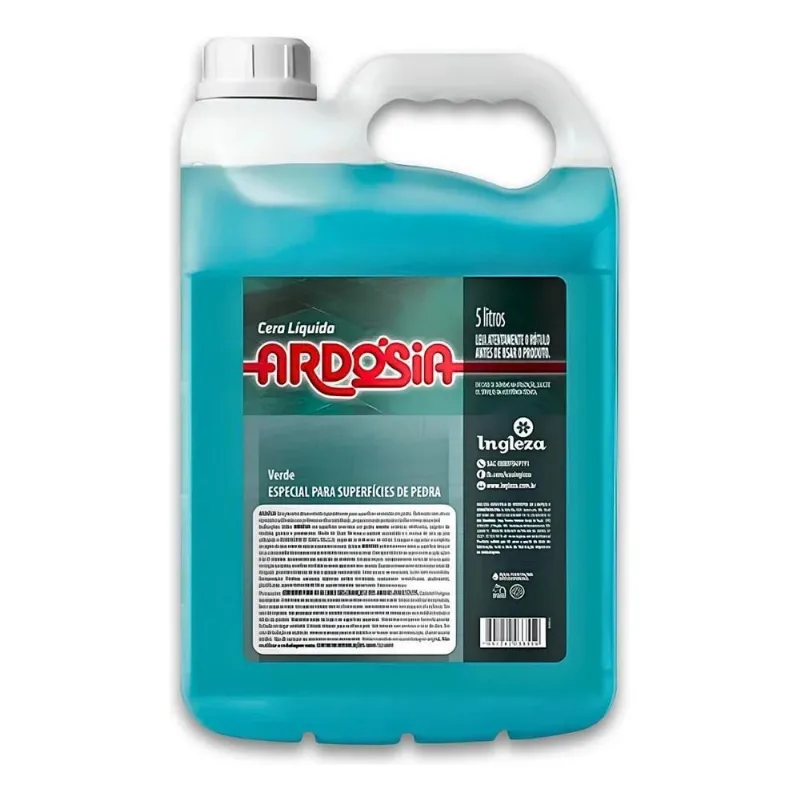 Cera Ingleza Ardósia Verde 5l Superfície Revestida Em Pedra