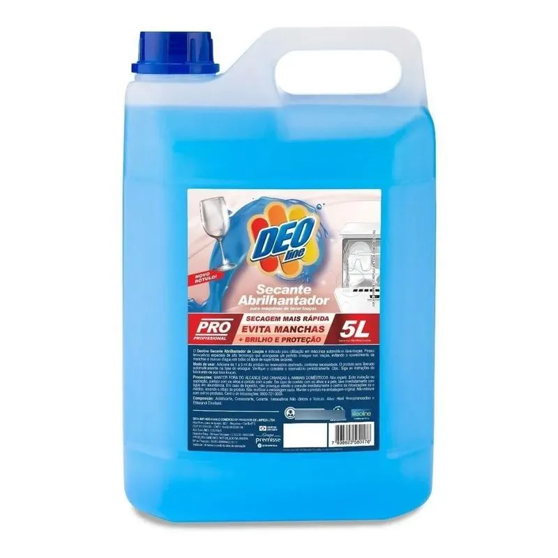Secante Abrilhantador Maquina Deoline Profissional 5 Litros