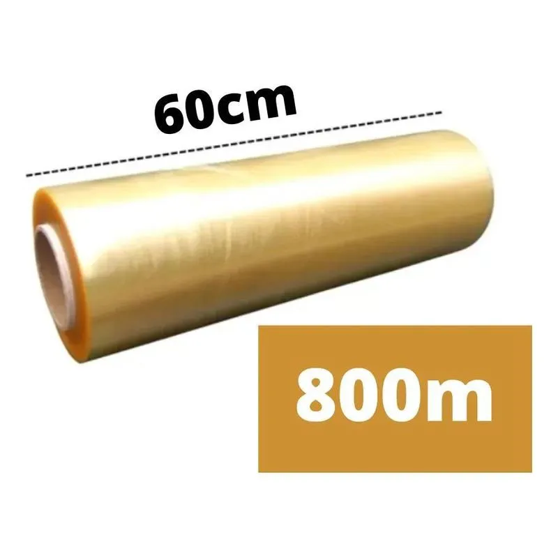Rolo Bobina Plastico Papel Filme Pvc Esticavel 60cm X 800m T